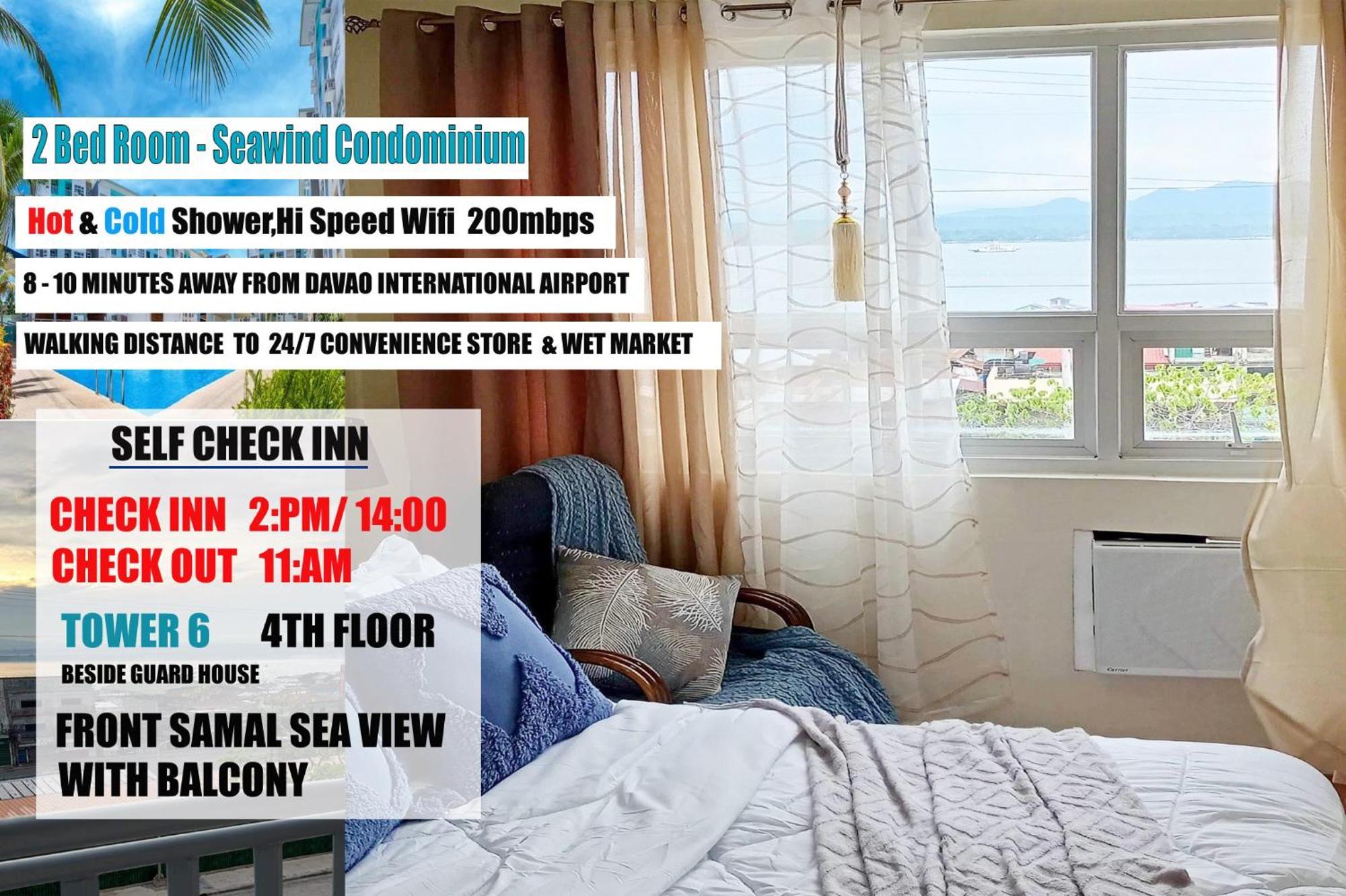 4Th Floor - Sea View Of Seawind Condominium Davao City Kültér fotó